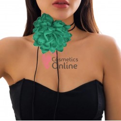 Floare cu snur pentru decor gat sau mana PRL51HH Verde Mint